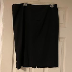 Talbots black pencil skirt, sz 16